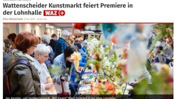 Wattenscheider Kunstmarkt – Wat-Kreativ 2019 – Knepper Management – Alte Lohnhalle Wattenscheid