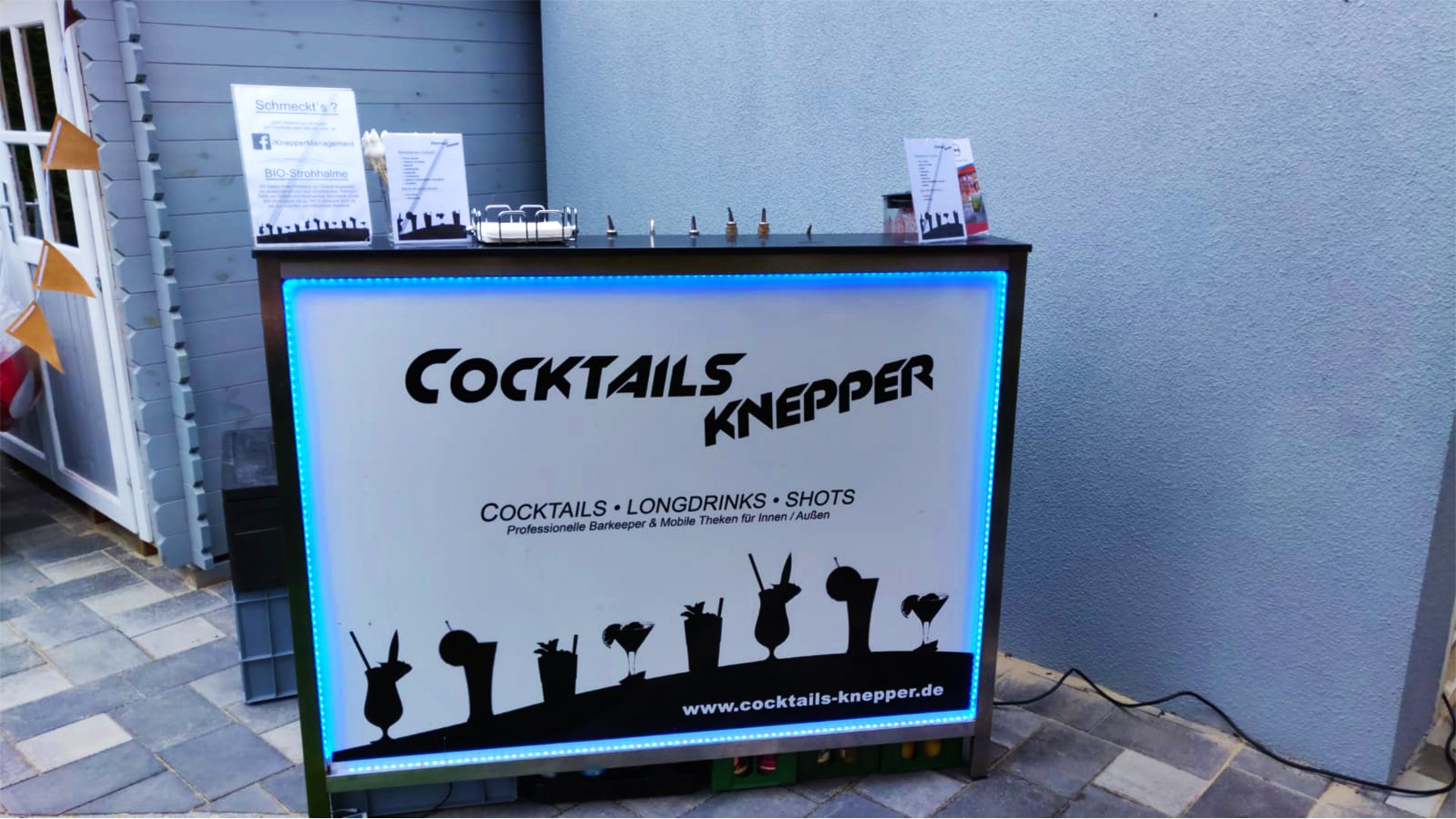 Cocktails Knepper - mobile Cocktailbar in NRW- Sonnenabend und Cocktailbar