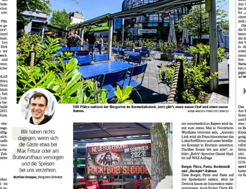 WAZ – Biergarten hat neuen Chef und neuen Namen