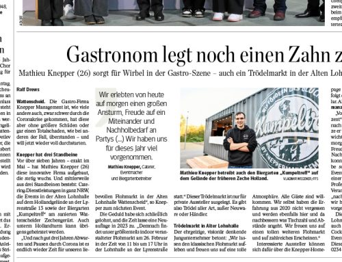 WAZ – Gastronom legt noch einen Zahn zu