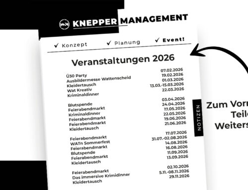 Zum Vormerken, Teilen & Weitersagen!