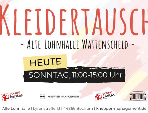 Kleidertausch in die Alten Lohnhalle Wattenscheid