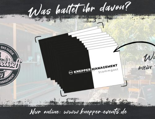 Vergisst nicht – unsere Stammgastkarte!